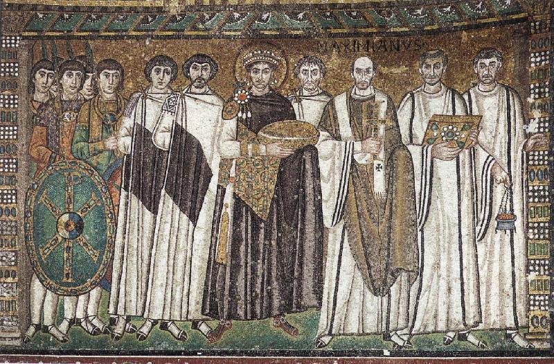  Justinian, Bishop Maximilian Annus and entourage